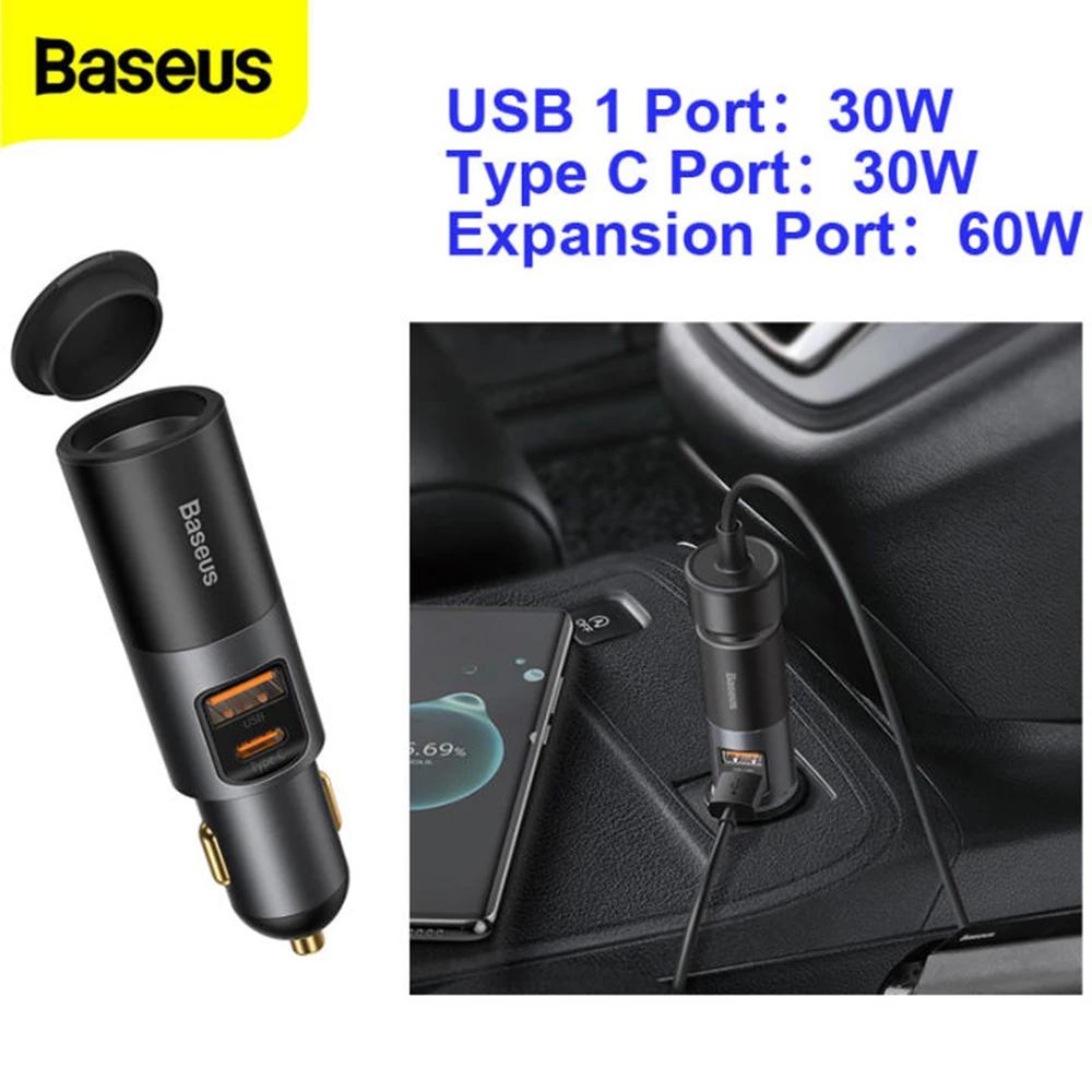 Baseus    Ȯ й , 120W CŸ USB  Ʈ  , ڵ ׼ , ȭ